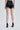 Lace Trim Satin Micro Shorts