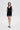 Lace-Trim Satin Mini Dress