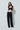 Rhinestone Straight-Leg Jeans in Black
