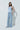 Rhinestone Straight-Leg Jeans in Blue